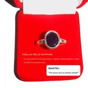 Original Neelam Stone, Blue Sapphire Gemstone, Neelam Pendant