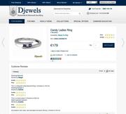 Djewels - Beautiful Diamond Rings with Natural Blue Shapphire
