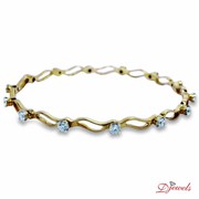 Unique Design Bangles with Natural Diamond For New Year