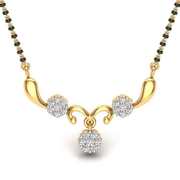 Latest diamond mangalsutra designs