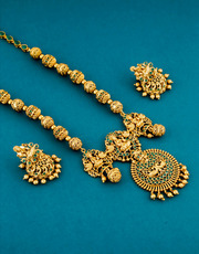 Get Discount on Purchase of Long necklace by Anuradha Art Jewellery
