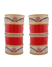 Buy Punjabi chura and Wedding chura online at Anuradha Art Jewellery.