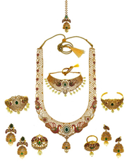 Buy Bridal Jewellery online and dulhan set by Anuradha Art Jewellery.