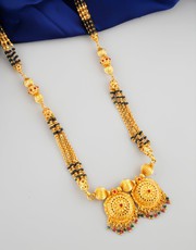 Get Long Mangalsutra Design at Low Cost by Anuradha Art Jewellery