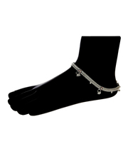 Exclusive Collection of Silver Anklets for Bride at Best Price.