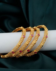 Buy Bangles Set for Saree Online at Low Cost by Anuradha Art Jewellery