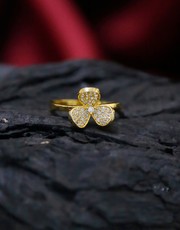 Shop for American Diamond Ring by Anuradha Art Jewellery
