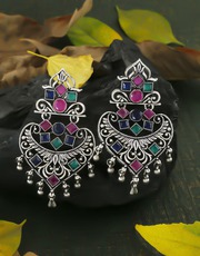 Buy Oxidised Earrings Online at Best Price by Anuradha Art Jewellery