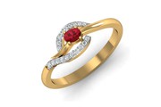 Gemston Gold Ring for girl Online