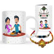 Rakhi with Mug Gift Combo Set