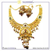 Best gold necklace set online