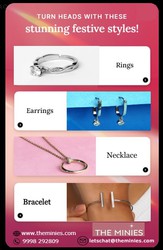 Buy Affordable Silver Jewellery Online in India - The Minies